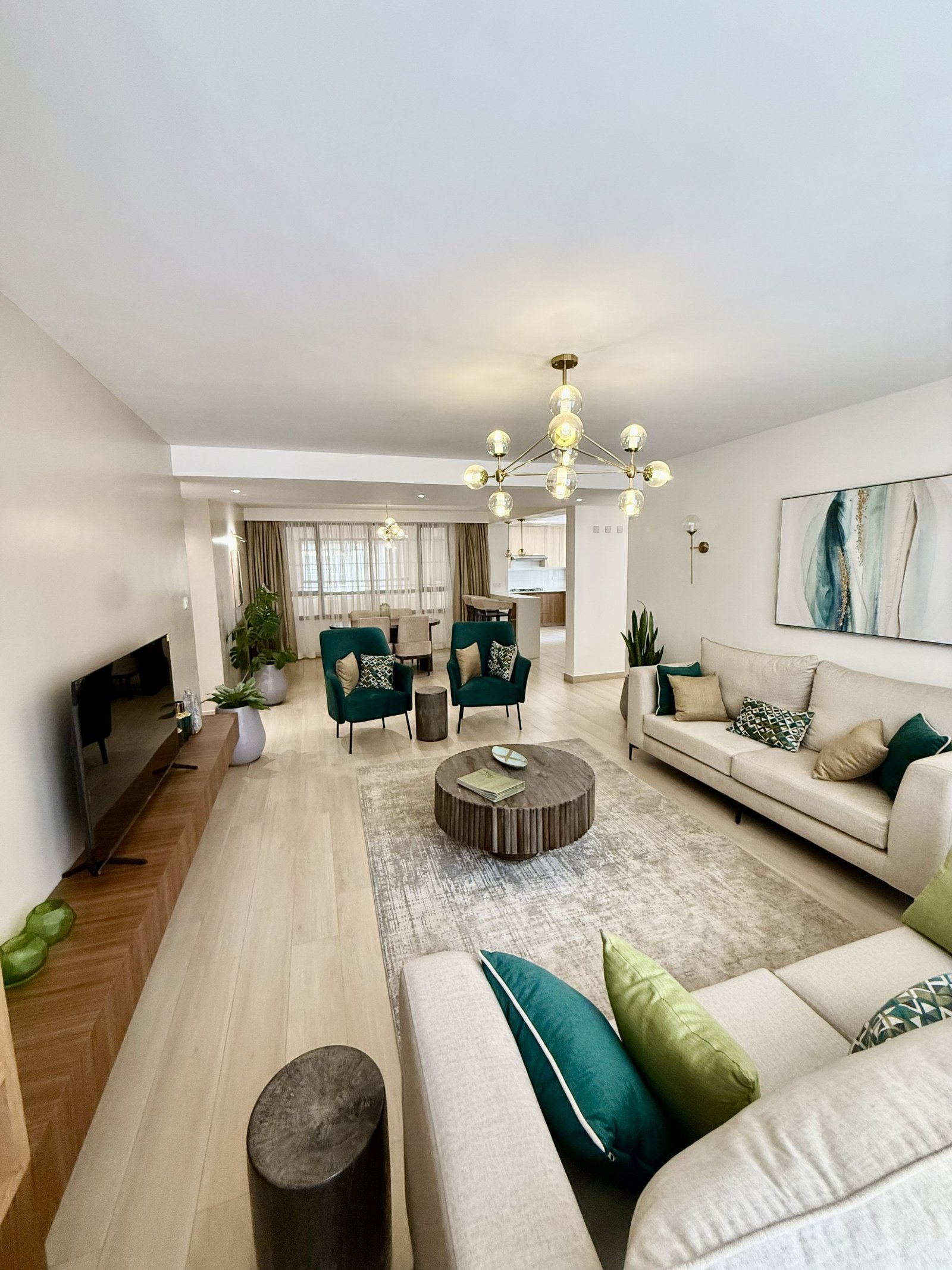 Living Room Area At Kirichwa Place Apartments In Kilimani