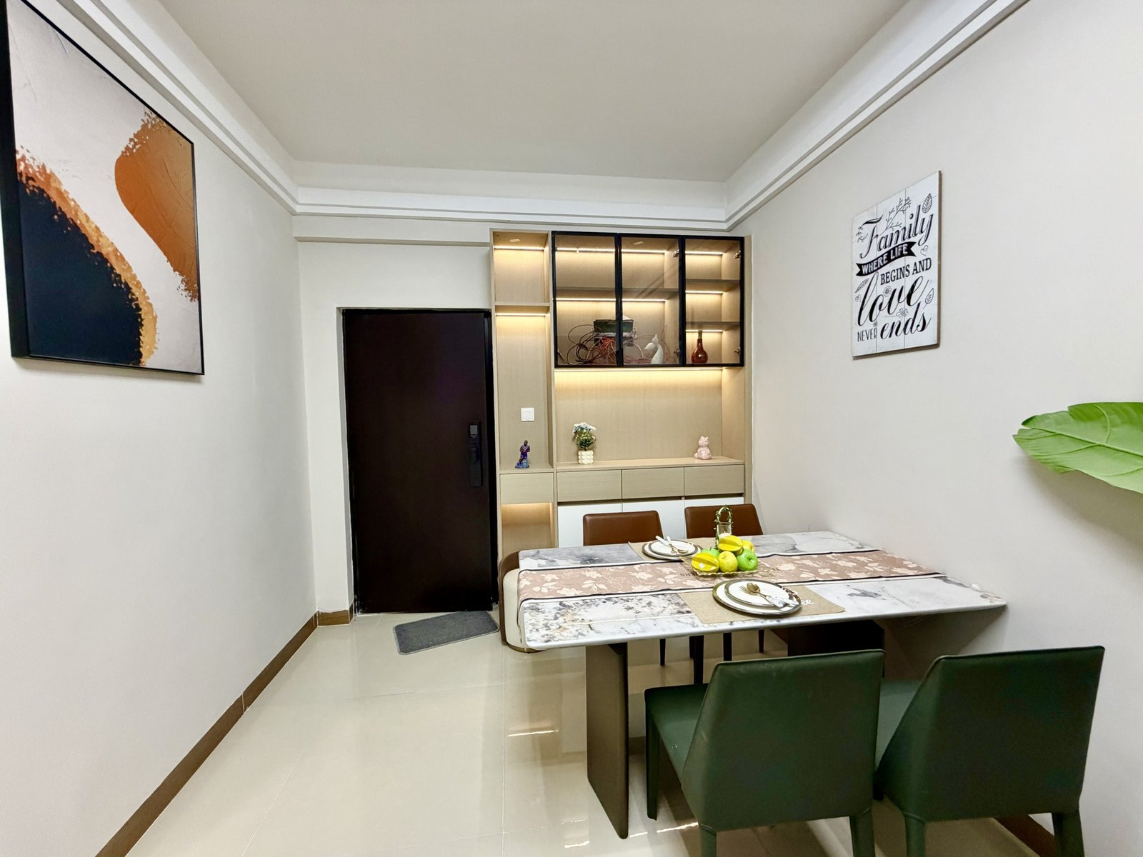 Elegant Dining Area Of 1 Bedroooom At Lido Garden Apartments In Kilimani