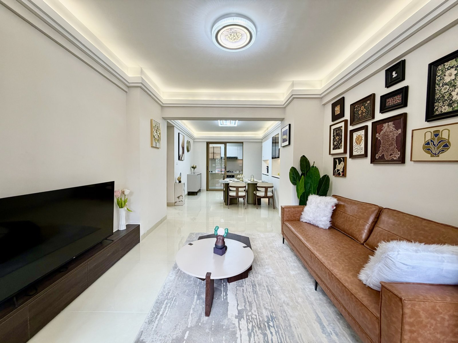 Living Room Area Of 2 Bedrooms At Lido Garden Apartments In Kilimani