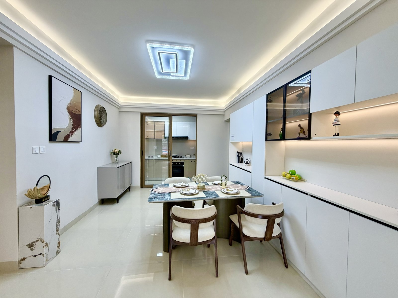 Elegant Dining Area Of 2 Bedrooms At Lido Garden Apartments In Kilimani