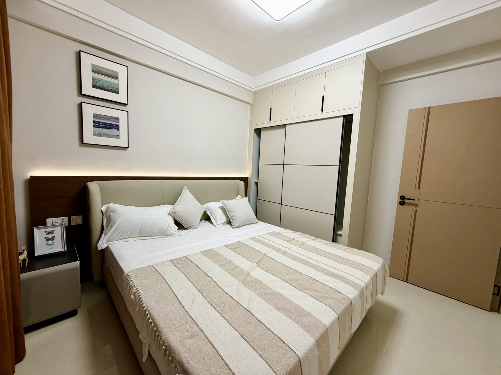 Master bedroom Side view Of 2 Bedrooms At Lido Garden Apartments In Kilimani