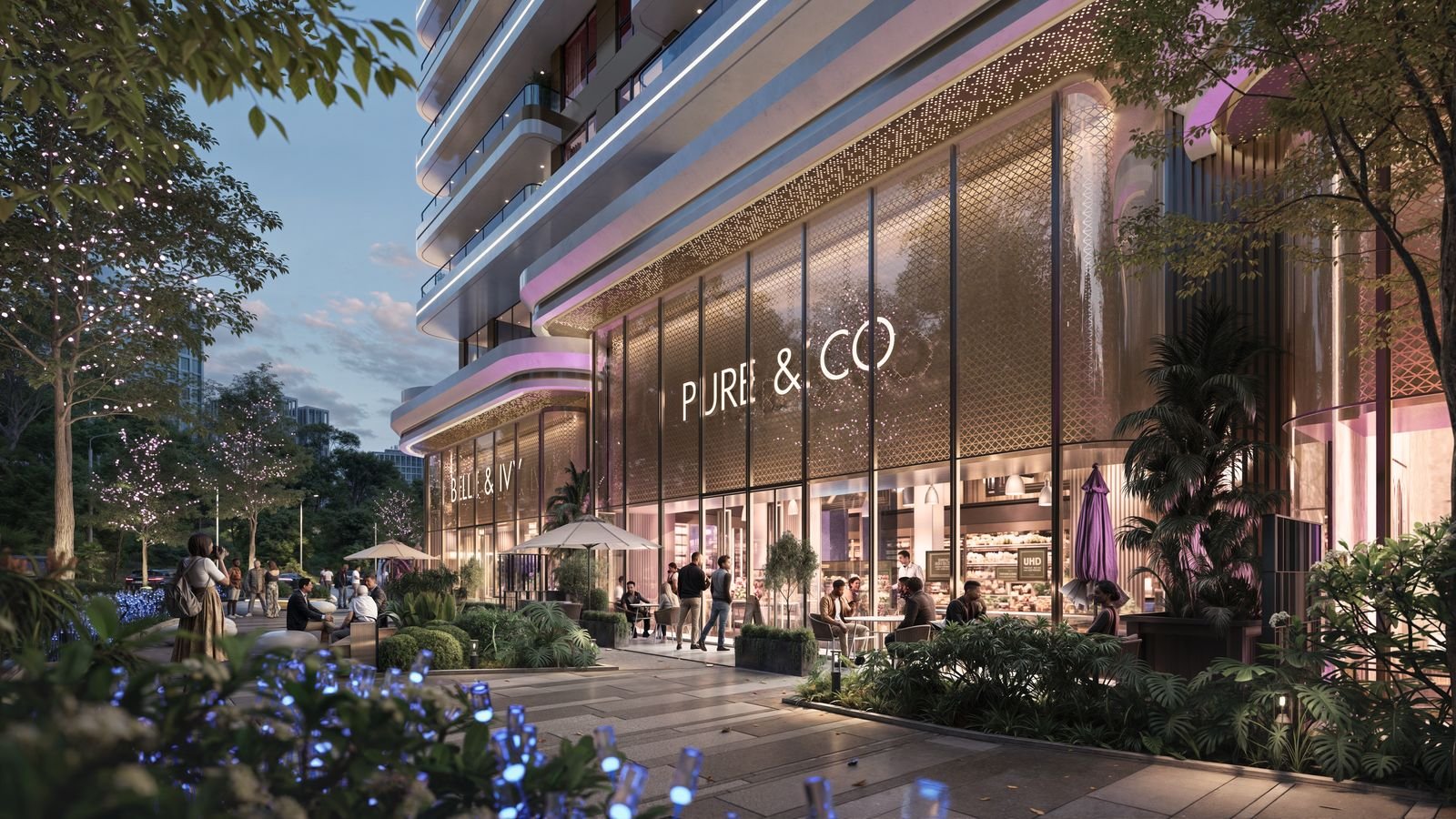 Outdoor Shopping Area At Pandora Apartments In Westlands