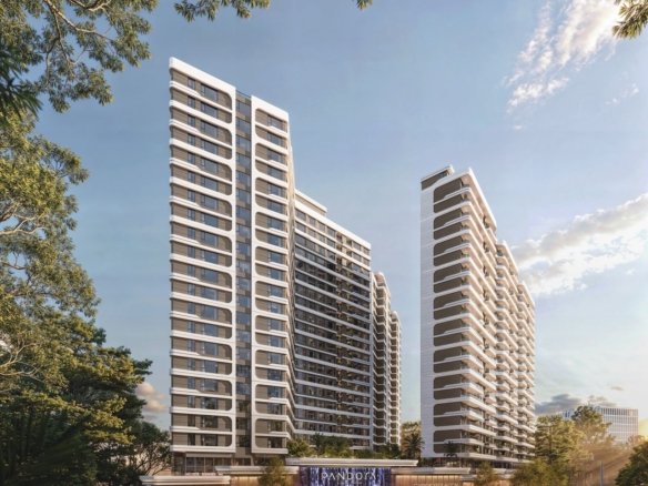 Exterior side veiw of at pandora apartments in westlands
