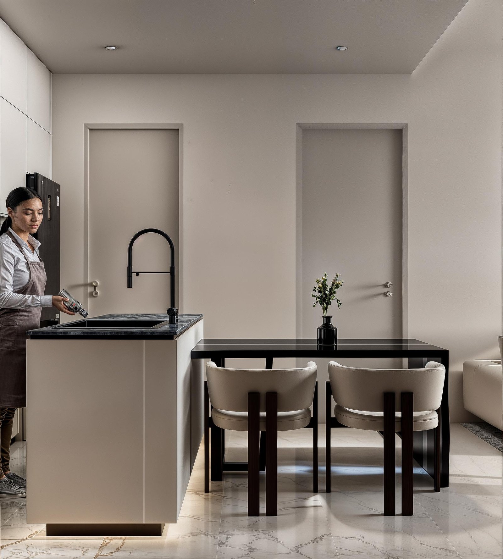 Dining Area Of 4 bedrooms at pandora apartments in westlands