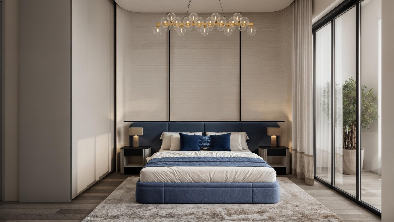 Executive Master Bedroom Of 4 bedrooms at pandora apartments in westlands