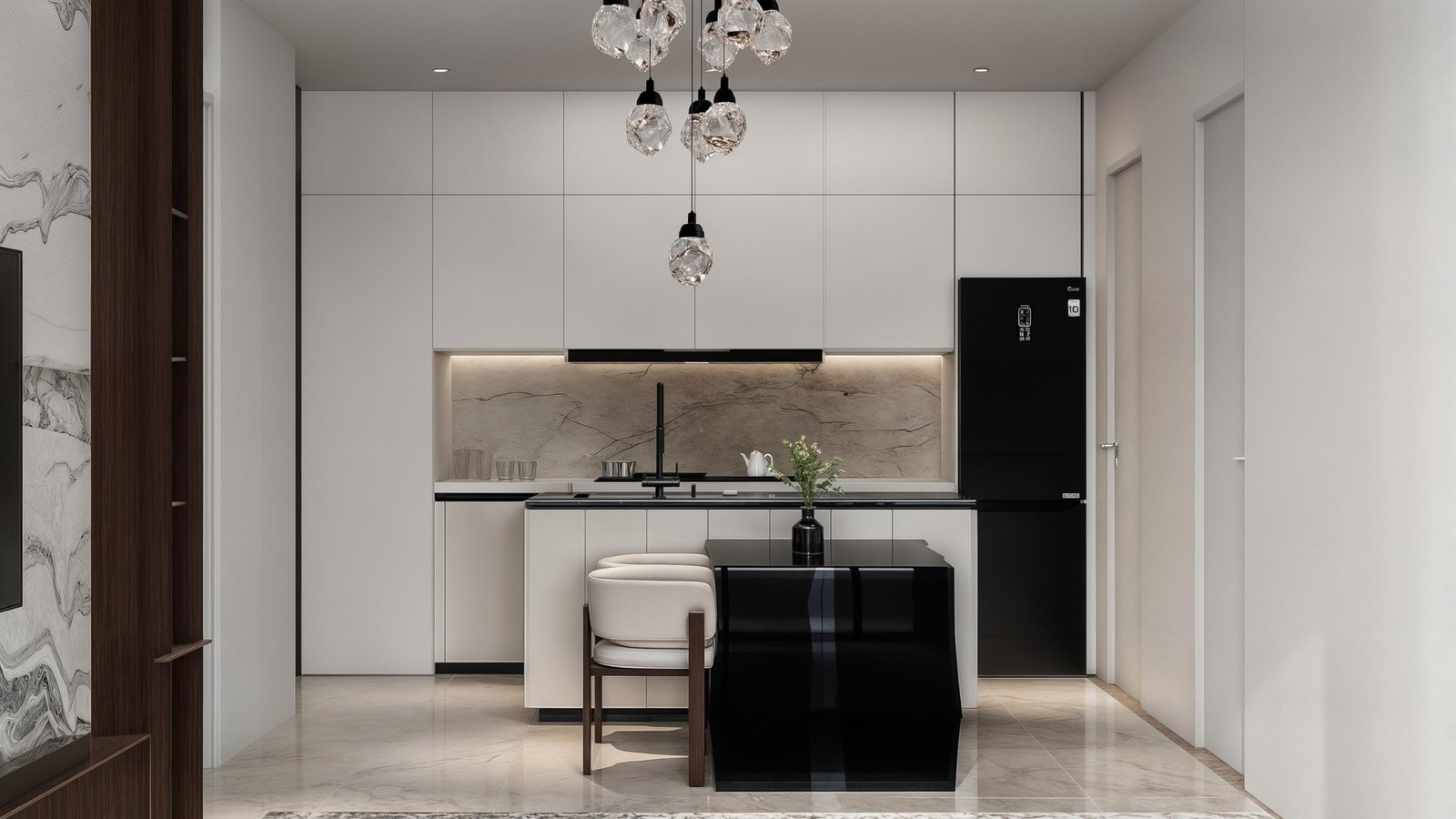 Spacious Kitchen And Dining Area Of 4 bedrooms at pandora apartments in westlands