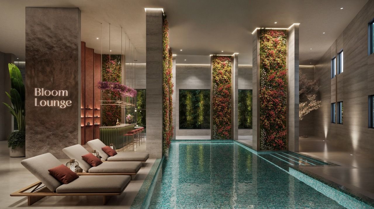 Premium Swimming Pool Area Of 4 bedrooms At Blossom Ivy Residence Apartments In Kileleshwa