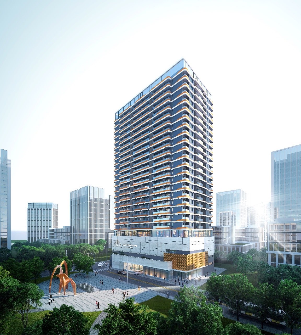 Oak Breeze Residency In Kilimani Exterior Far ViewO发1 bedrooms