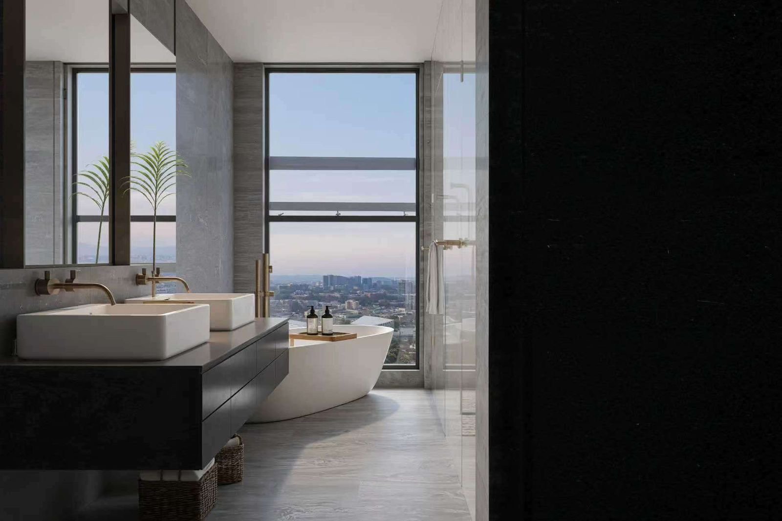 3 bedrooms at balkis residences master bathroom