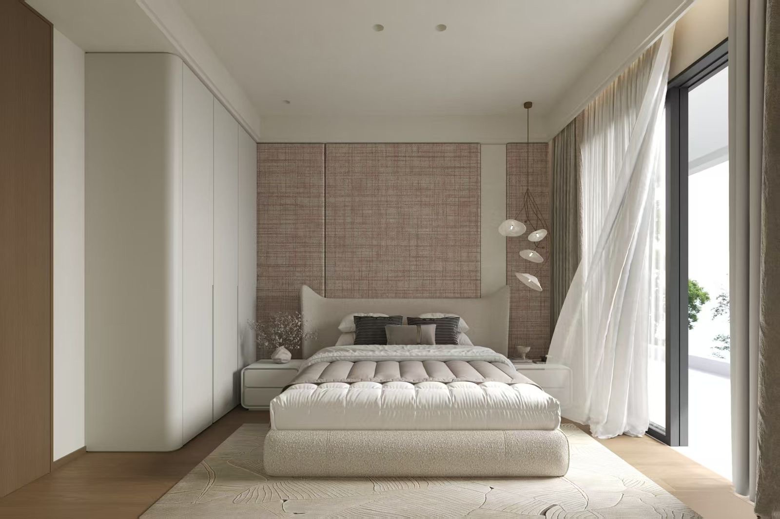 Elegant Bedroom Of 3 Bedrooms At Belgravia Place Apartments In Kileleshwa