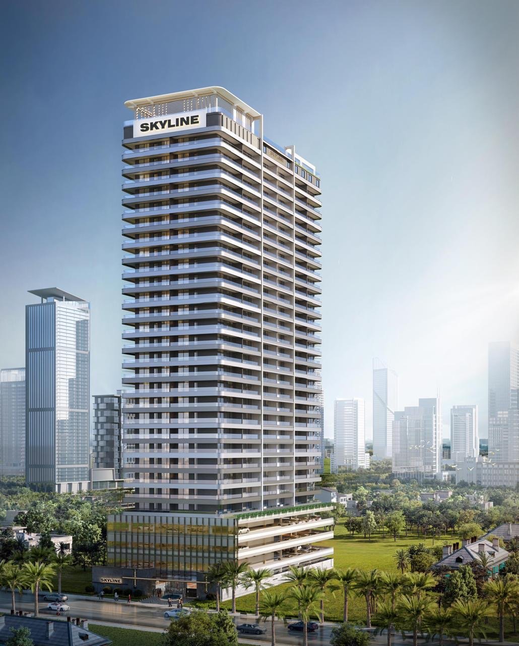Exterior Side View Of 1 Bedrooms At Skyline Residence Apartments In Westlands