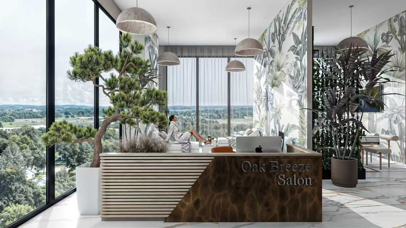 High end Salon Of 2 Bedrooms At Oak Breeze Residency In Kilimani