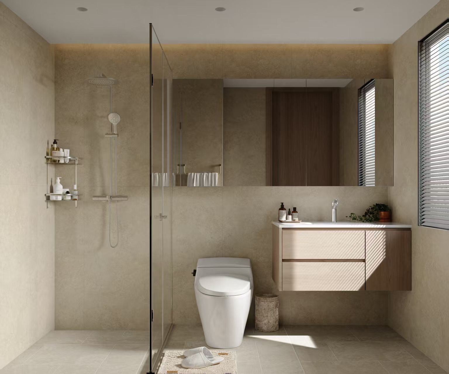 Master Bathroom Of 3 Bedrooms At Belgravia Place Apartments In Kileleshwa