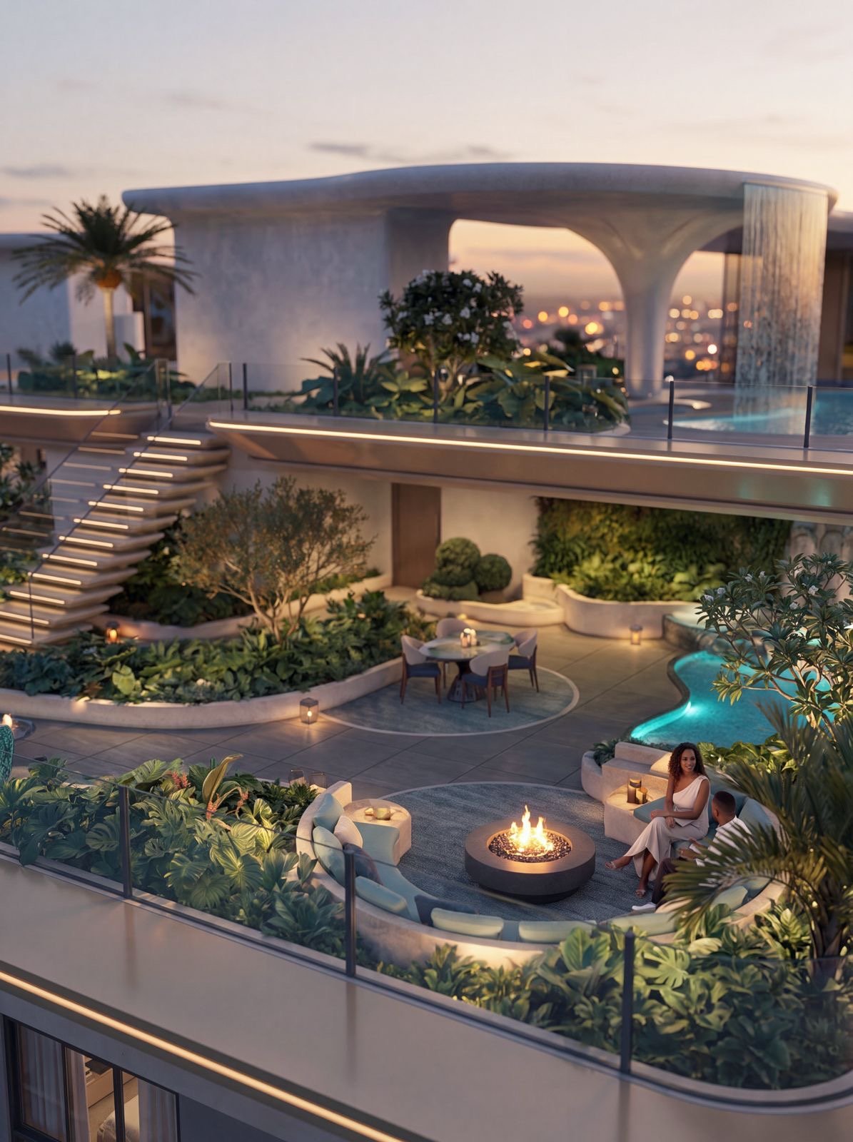 Sky garden of 3 Bedrooms At Ivy Myst Residence In Kileleshwa For Sale