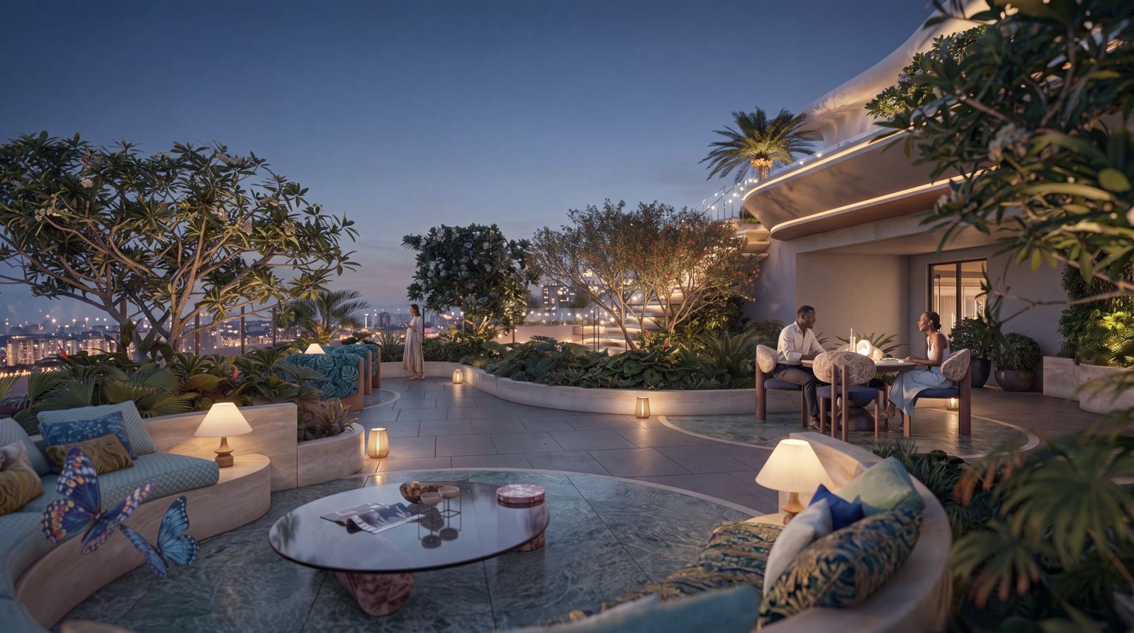 Sky garden area At Ivy Myst Residence In Kileleshwa
