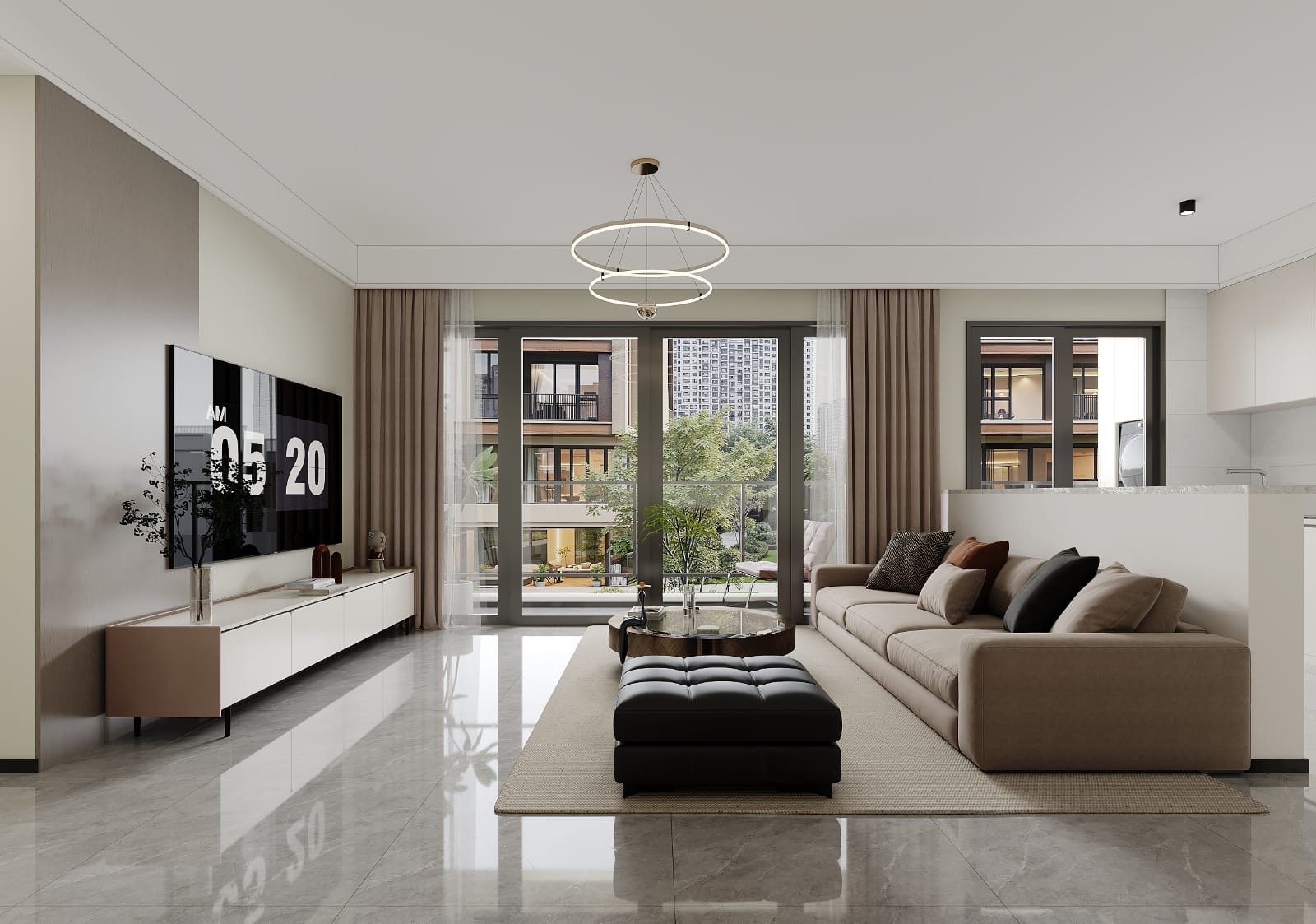 Living room at Maylan Park Residence In Kileleshwa