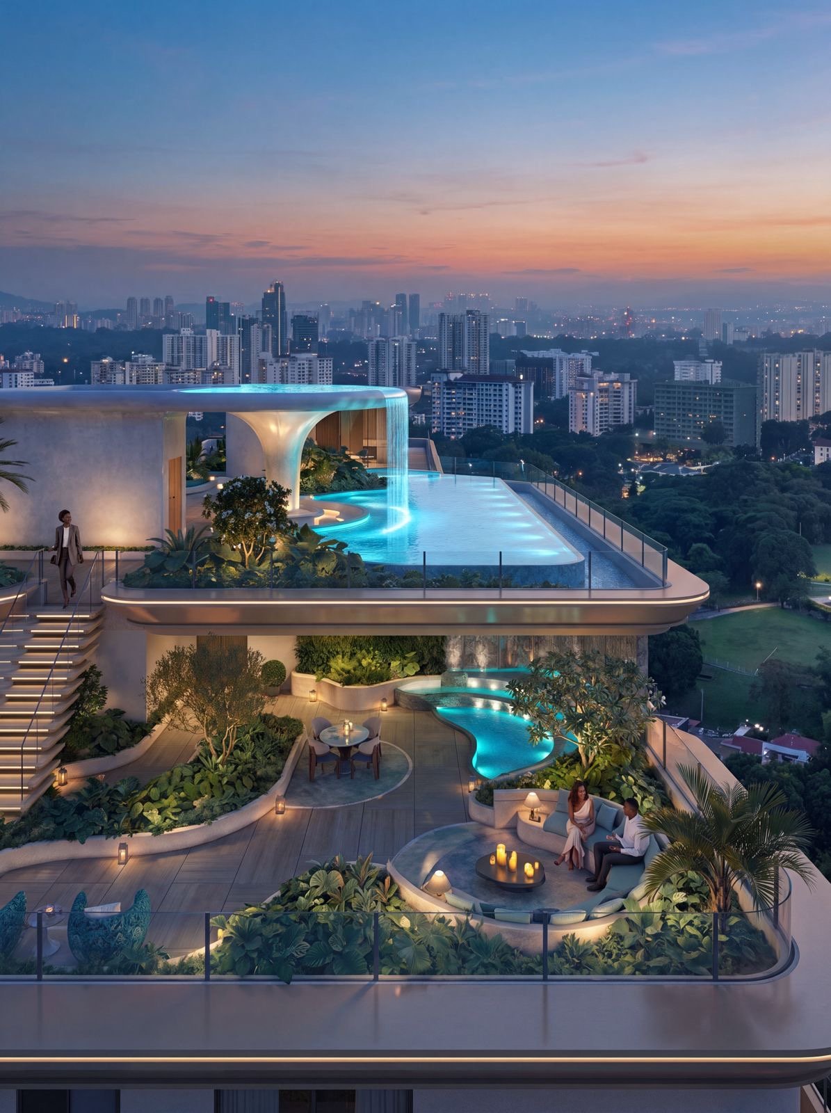 exterior roof top view at Ivy Myst Residence In Kileleshwa