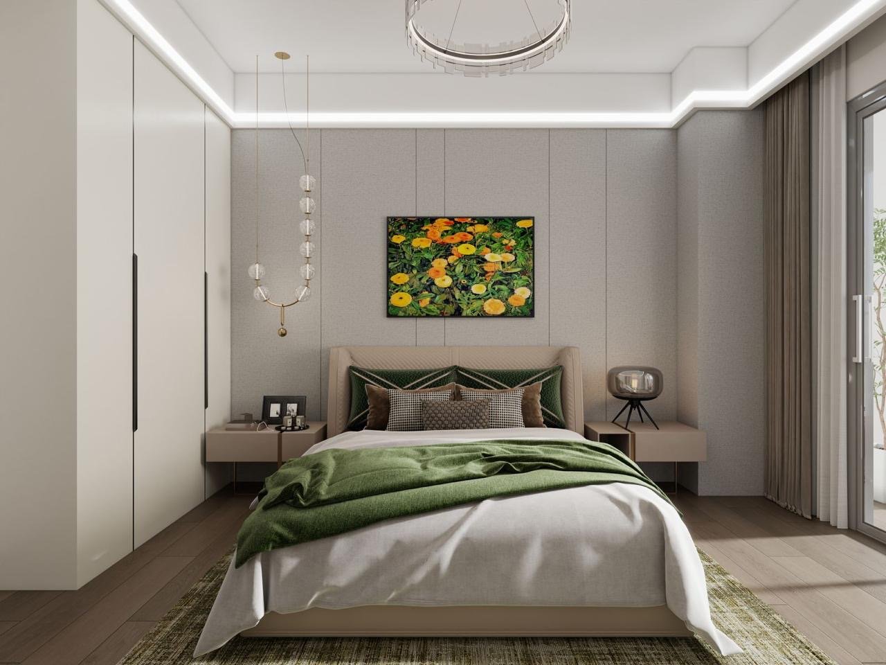 Elegant Bedroom Of 2 bedrooms At Calla Residency In Westlnds