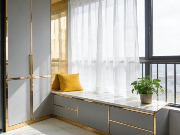 Large Open Windows With Abundant Lighting Of 1 bedrooms At Cambridge Garden Apartments In Kilimani
