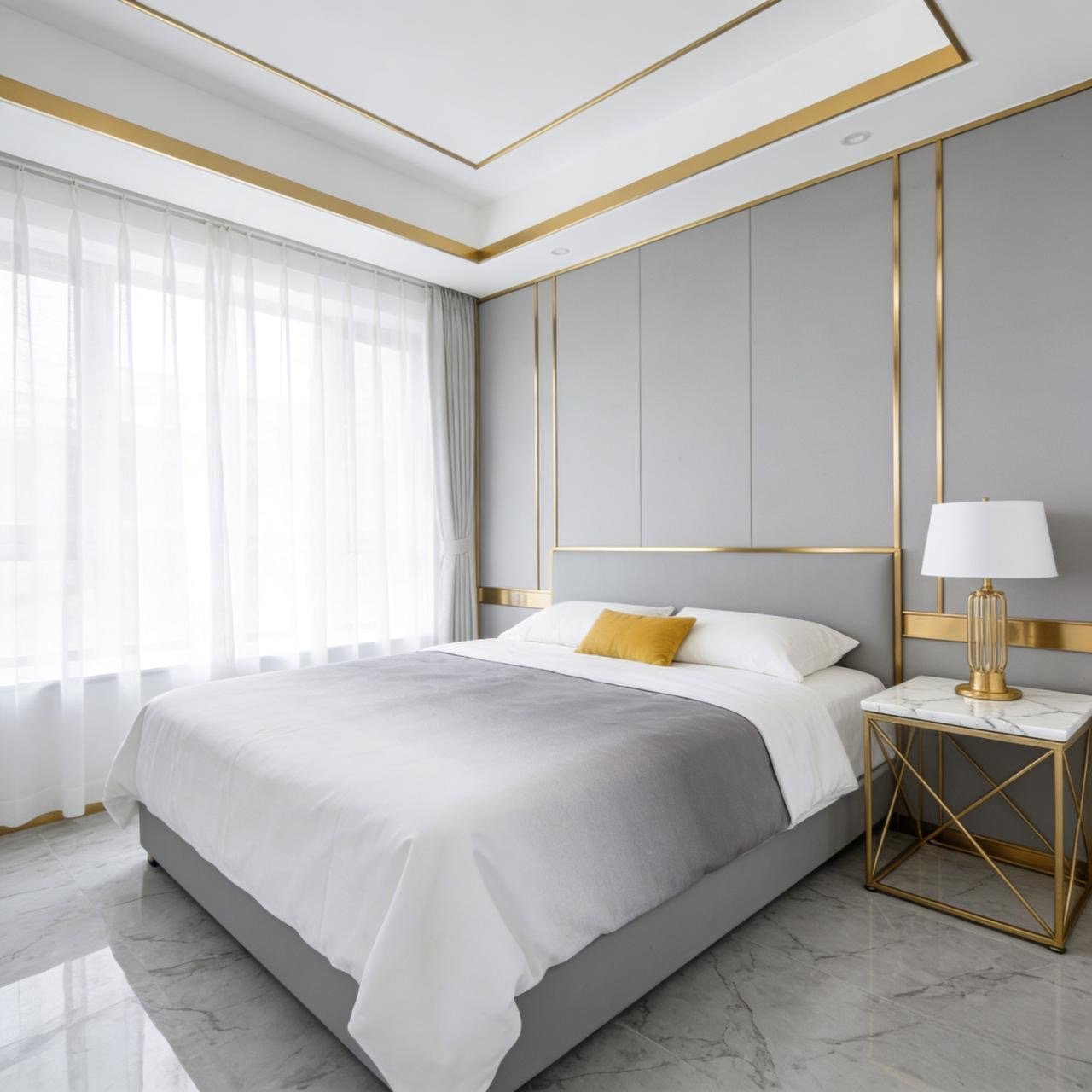 Spacious Bedroom Area At Cambridge Garden Apartments In Kilimani
