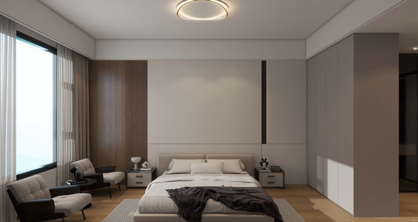 Executive Master Bedroom Of 2 bedrooms At Lilydale Apartments In Riverside