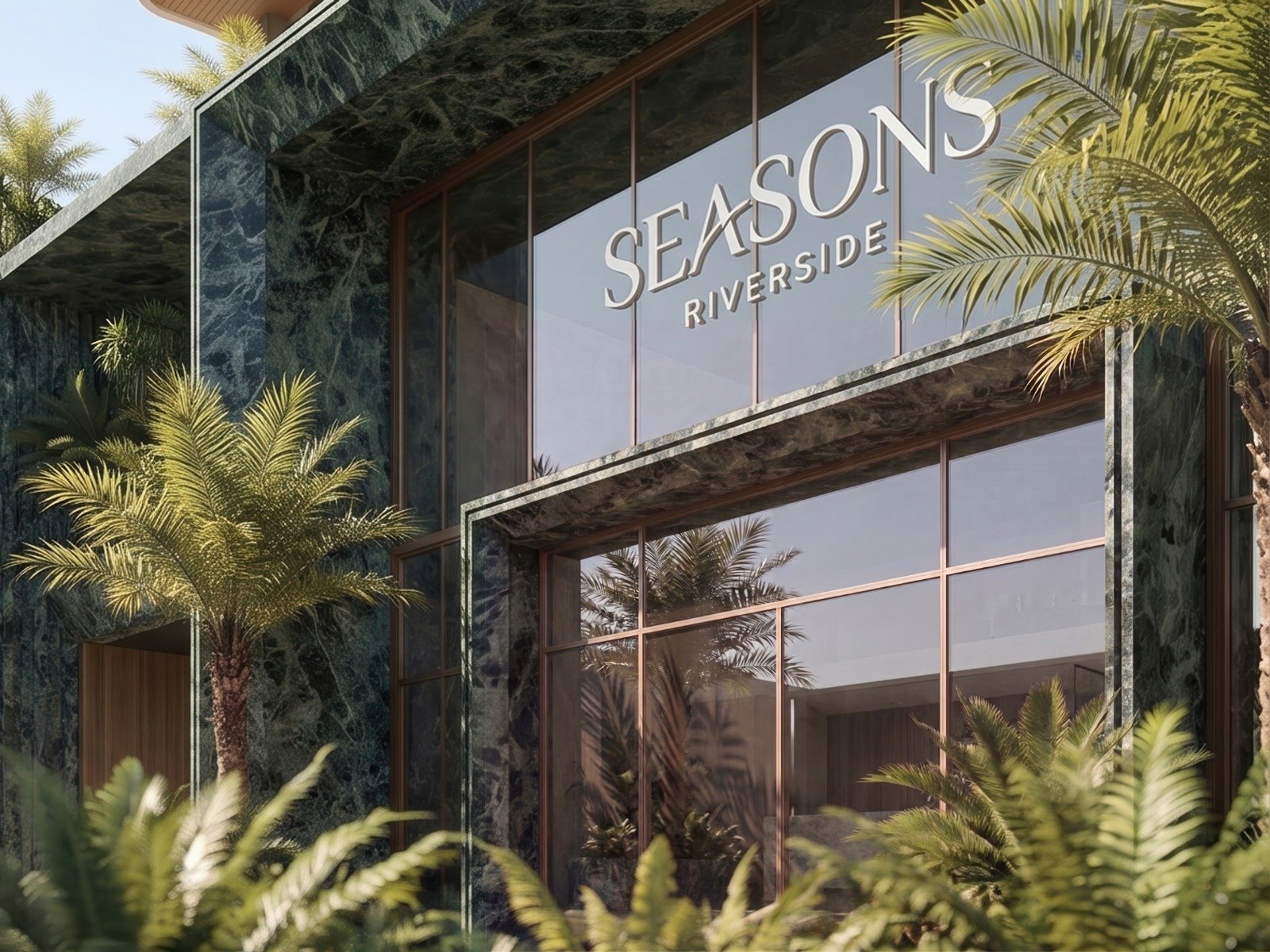 Front entrance far view of 4 Bedrooms At Seasons Apartments And Duplexes In Riverside
