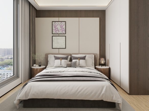 Stylish Bedroom Of 1 bedrooms At Lesto Apartments In Westlands