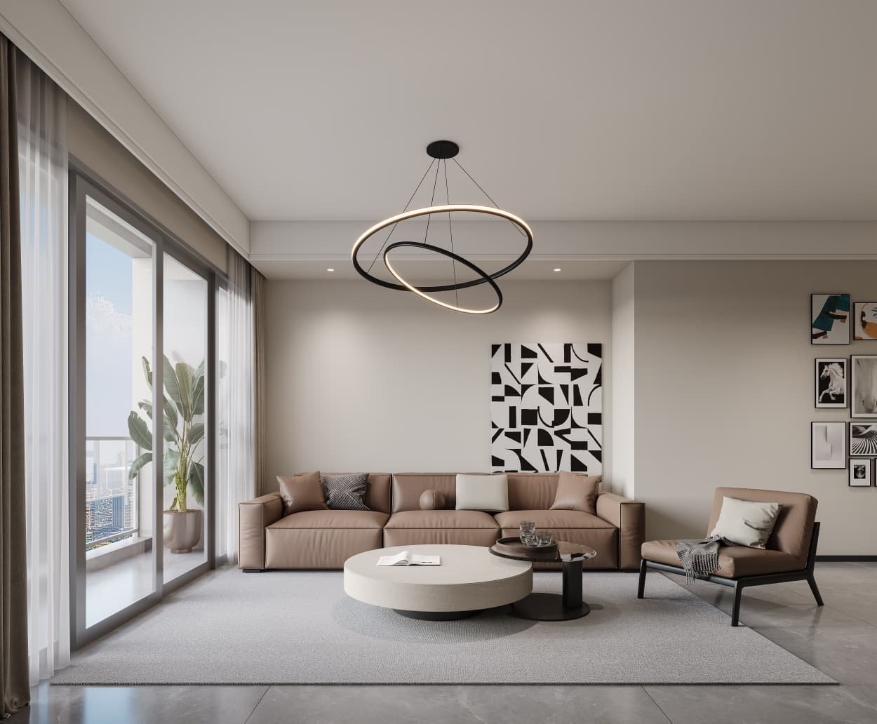 Elegant Living room Of 2 bedrooms At Maylan Park Residence In Kileleshwa