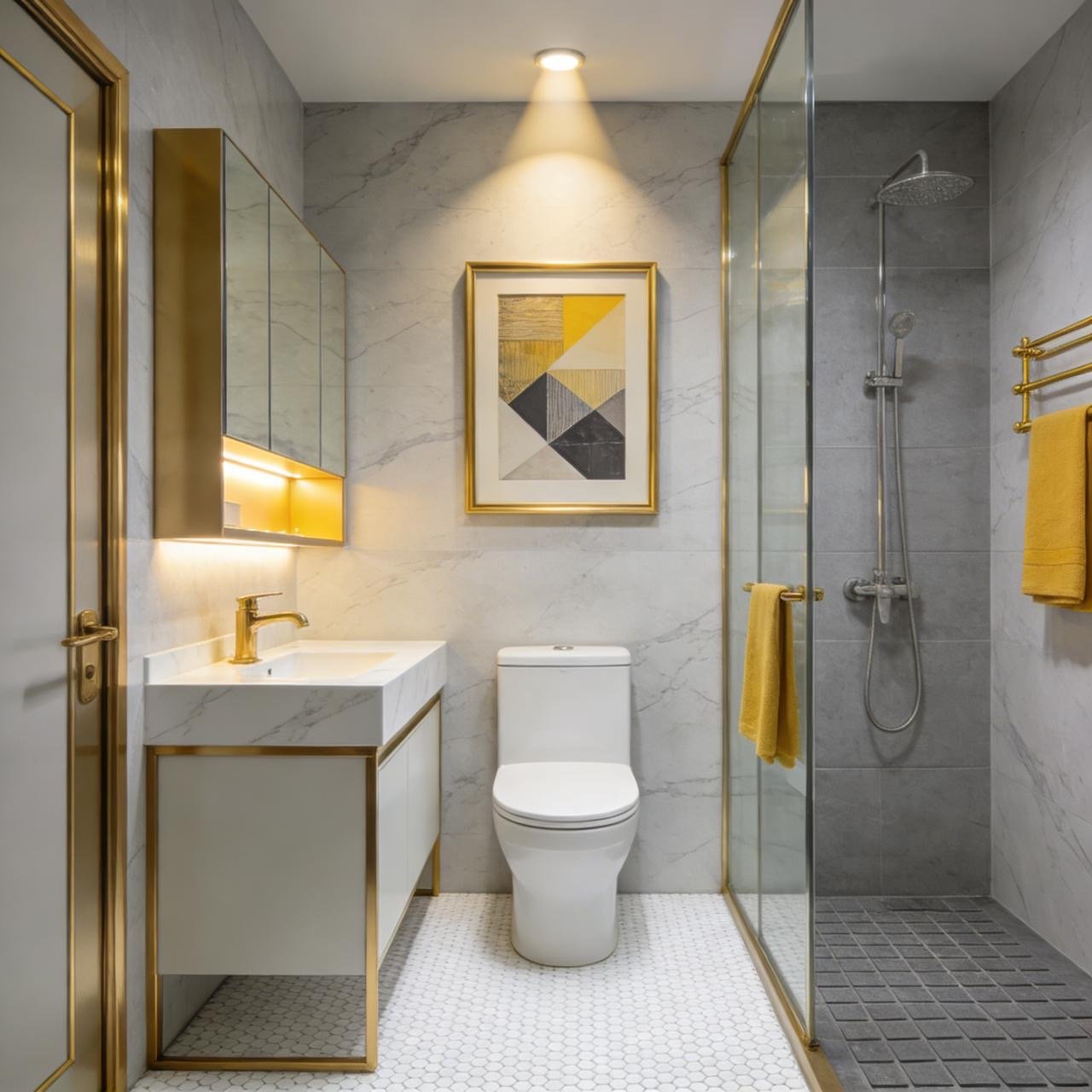 Elegant Bathroom Of 3 bedrooms At Cambridge Garden Apartments In Kilimani