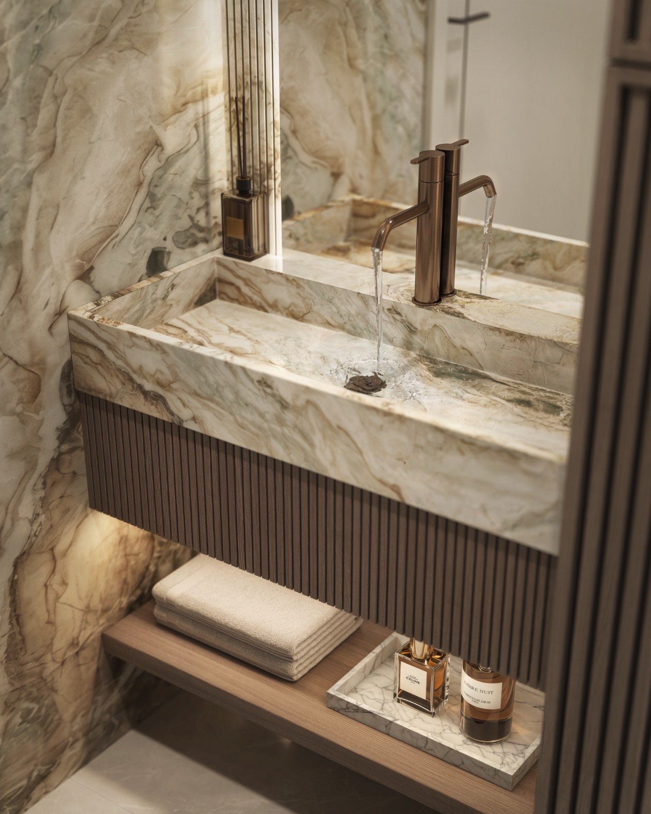 Bathroom Area of 1 Bedrooms At Seasons Apartments And Duplexes In Riverside