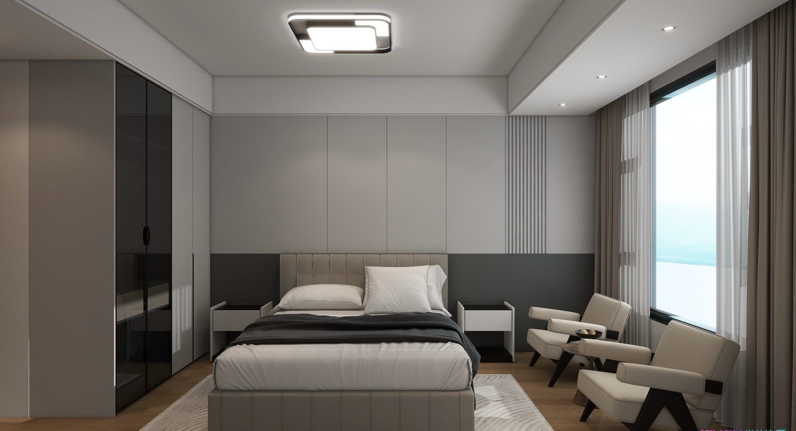 Spacious Bedroom Of 1 Bedrooms At Lilydale Apartments In Riverside