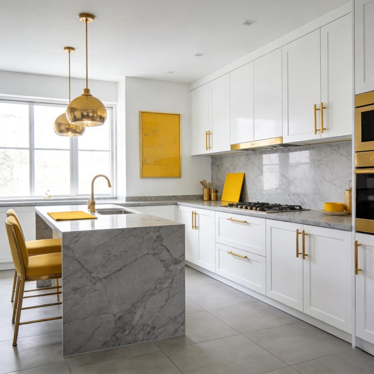 Luxurious Kitchen Area Of 2 bedrooms At Cambridge Garden Apartments In Kilimani