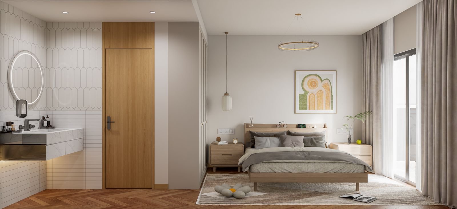 Master bedroom of 3 bedrooms at Mogotio Oasis Apartment In Westlands