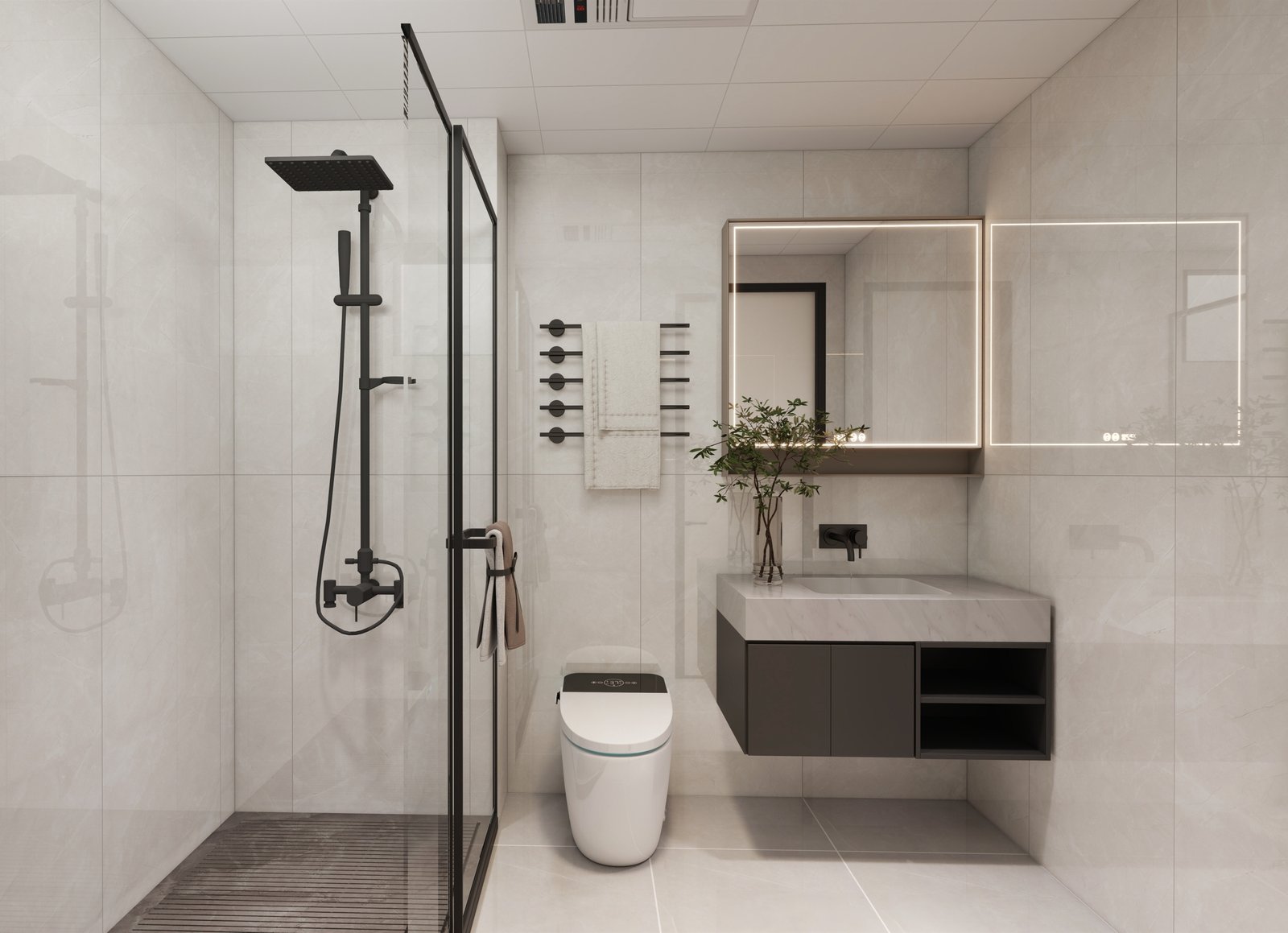 Well designed Bathroom Area Of 1 Bedrooms At Capital Vista Apartments In Kilimani