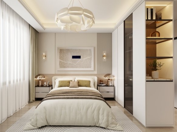 Executive Master Bedroom At Capital Vista Apartments In Kilimani