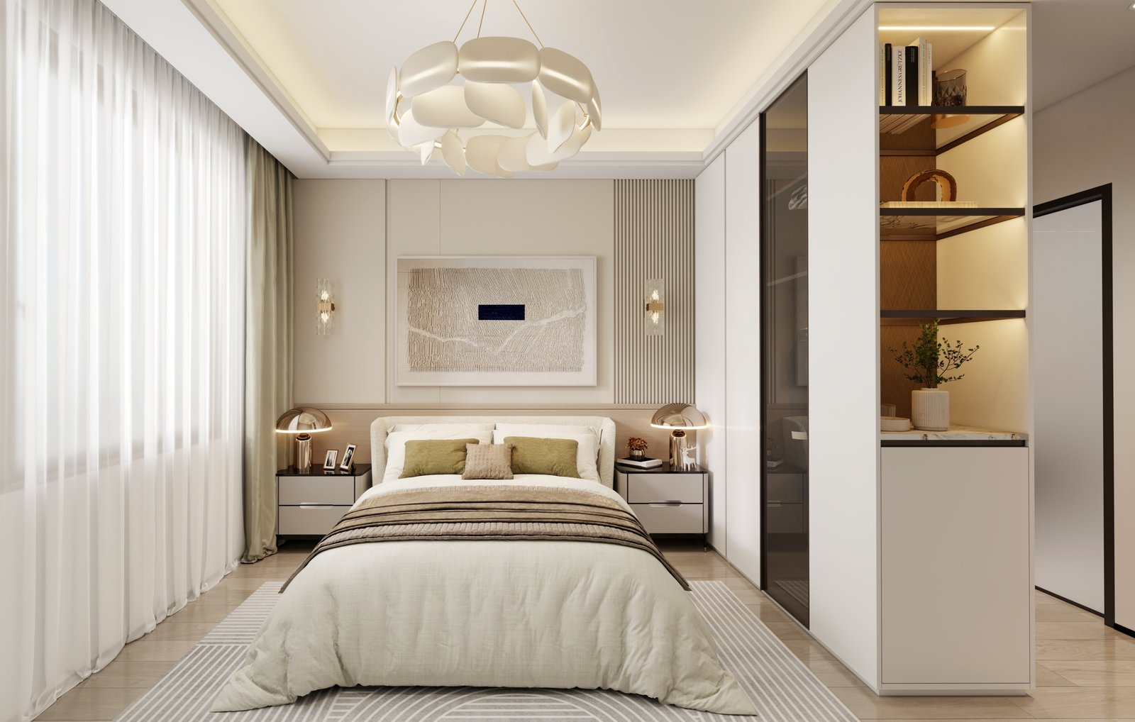 Executive Master Bedroom At Capital Vista Apartments In Kilimani