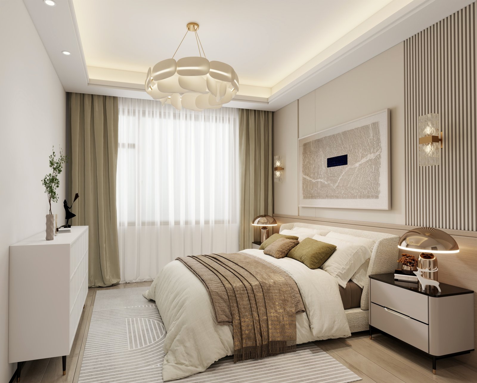 Master Bedroom Side View Of 2 bedrooms At Capital Vista Apartments In Kilimani