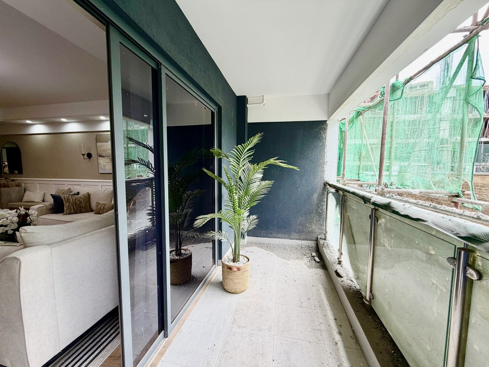 Elegant balcony area of 3 bedrooms at Marina Bay Phase 2 Apartments In Westlands