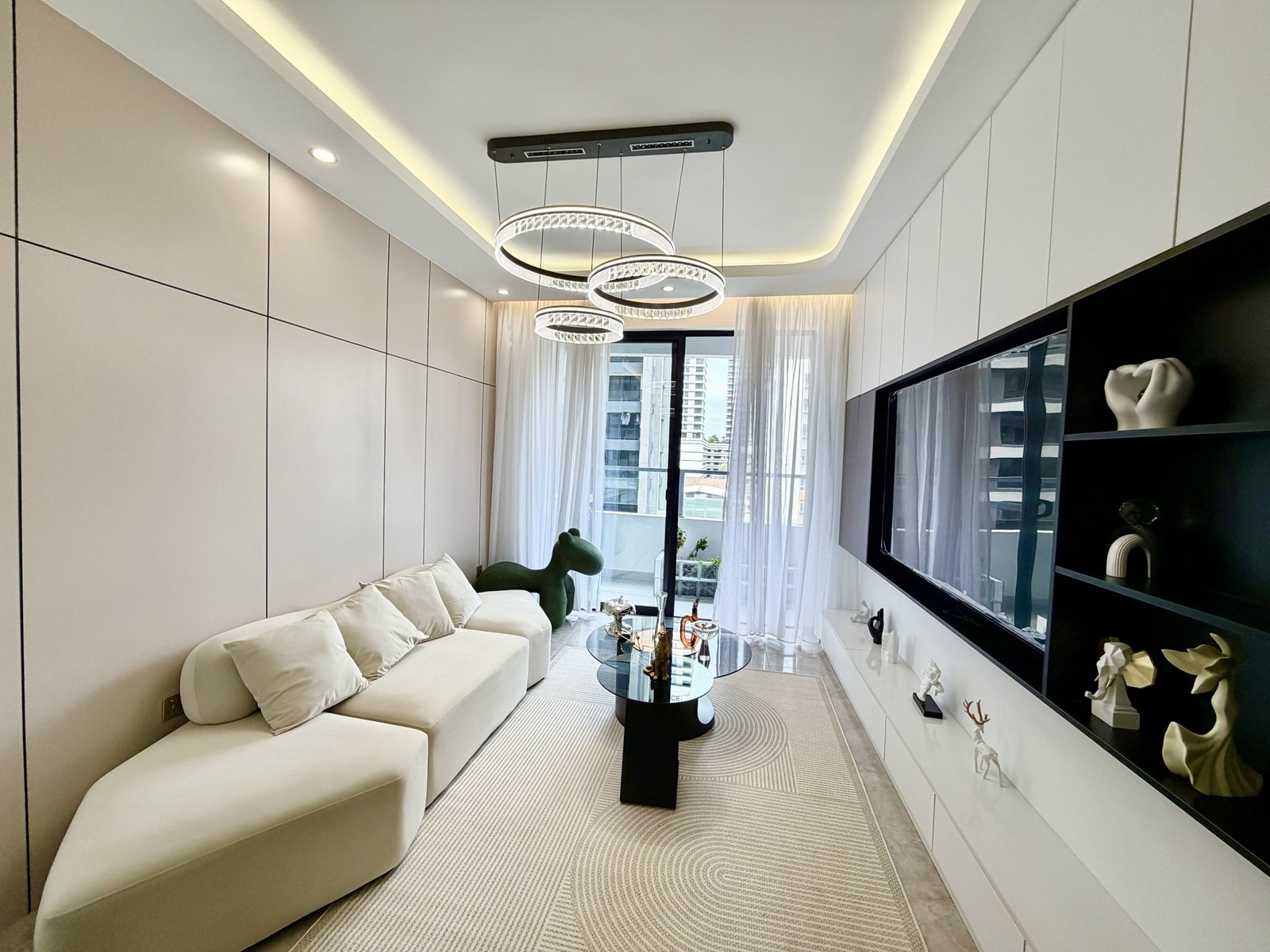 Stylish Living Room Area Of 1 Bedrooms At Diamond Bay Residences In Westlands