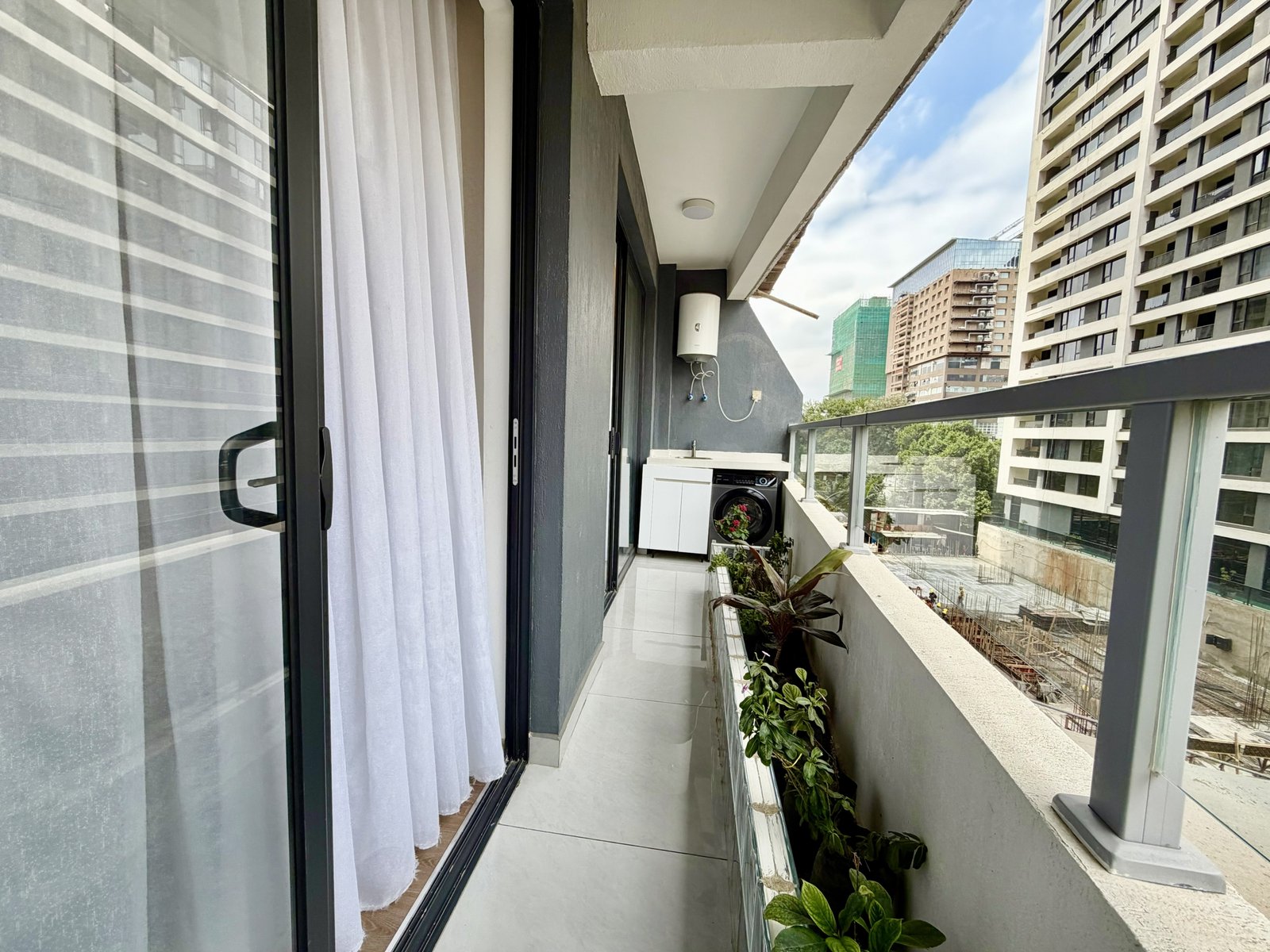 Spacious Balcony Area Of 1 Bedrooms At Diamond Bay Residences In Westlands