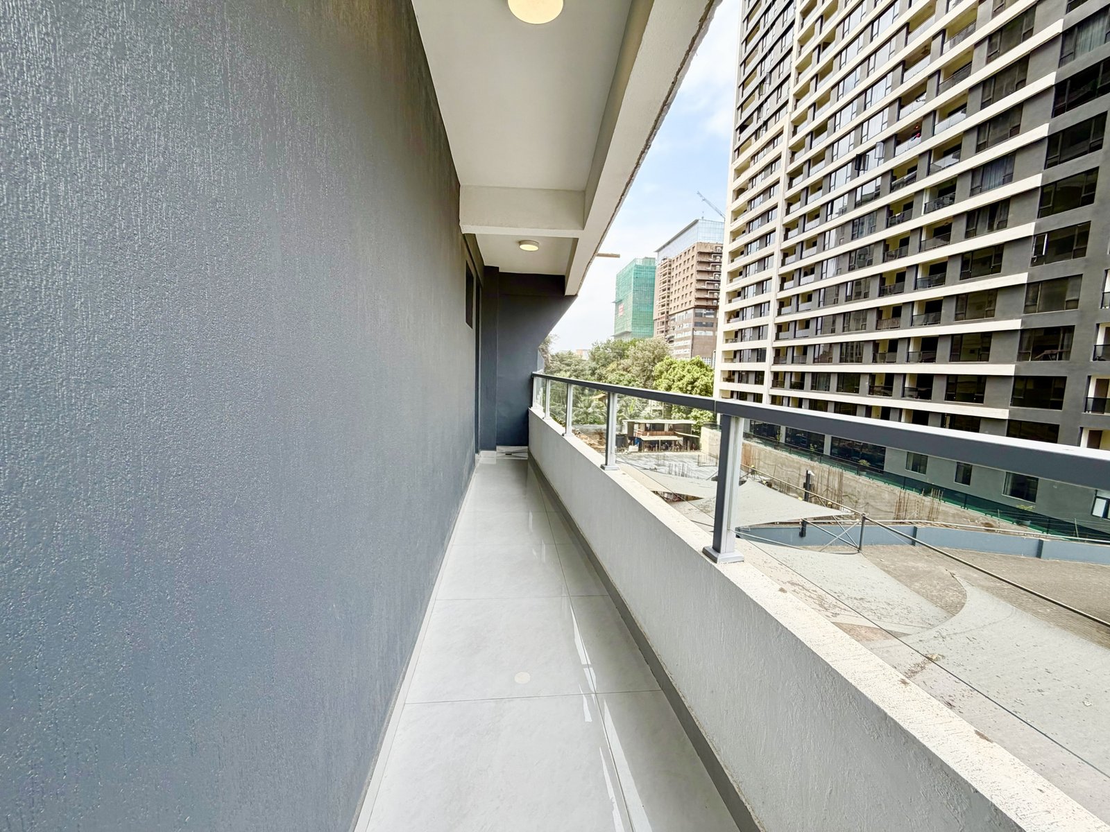 Spacious Balcony Area Of 2 Bedrooms At Diamond Bay Residences In Westlands