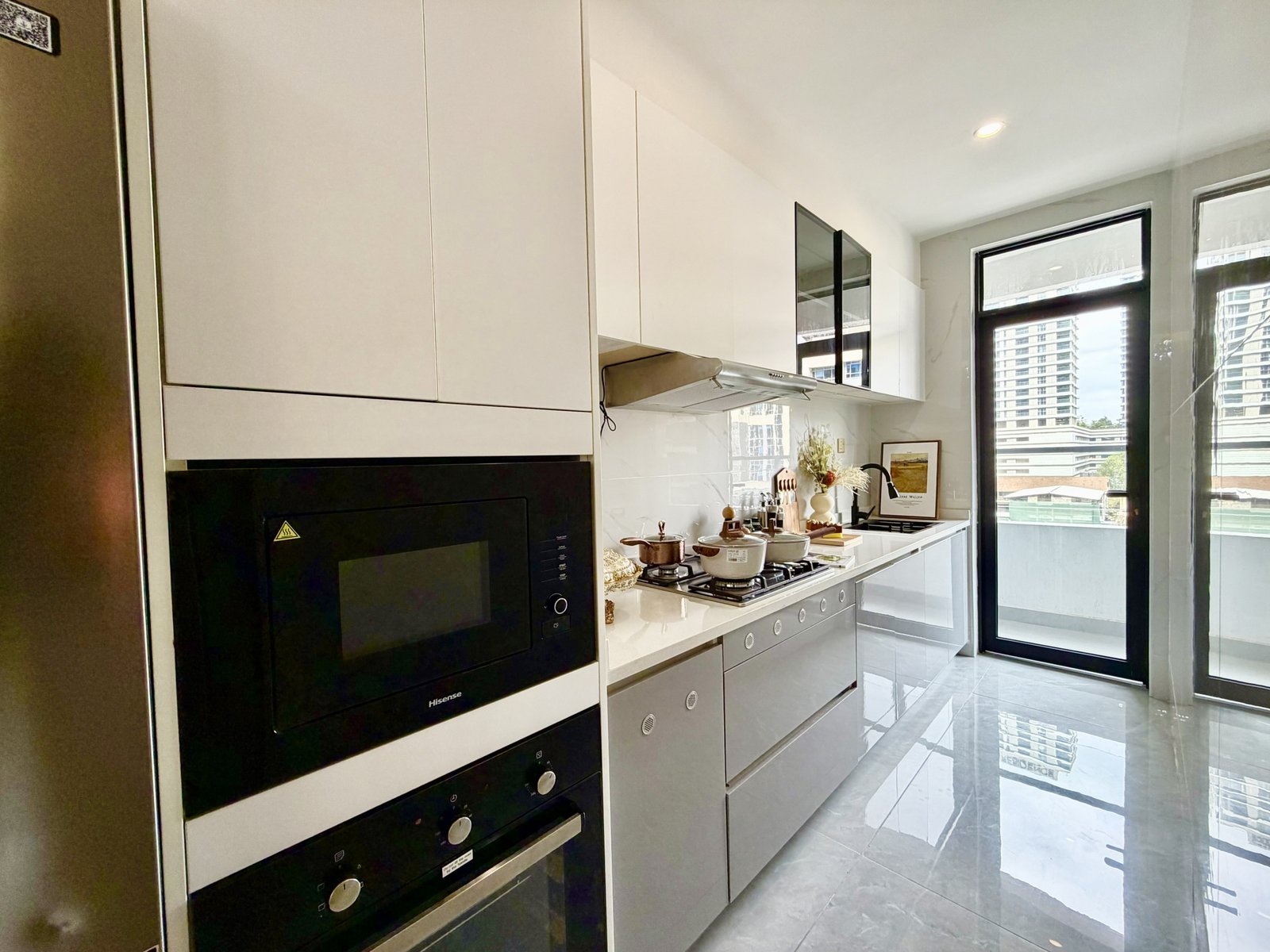 Modern Kitchen Area Of 2 Bedrooms At Diamond Bay Residences In Westlands