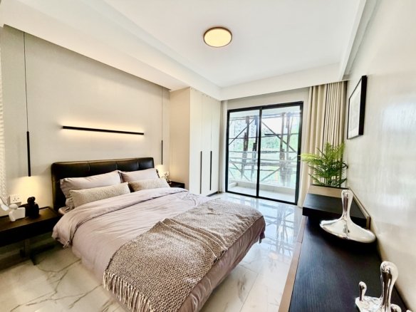 Stylish Bedroom Of 1 Bedrooms At Ilu Green Homes Apartments In Kilimani
