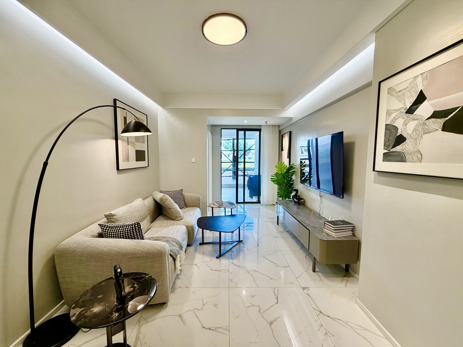 Stylish Sitting Room Area Of 2 Bedrooms At Ilu Green Homes Apartments In Kilimani