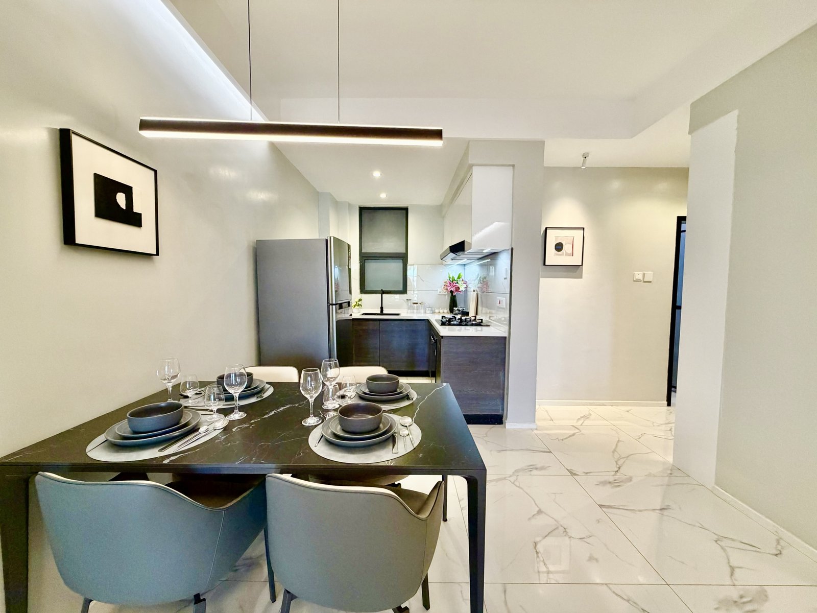 Dinning Area Of 2 Bedrooms At Ilu Green Homes Apartments In Kilimani