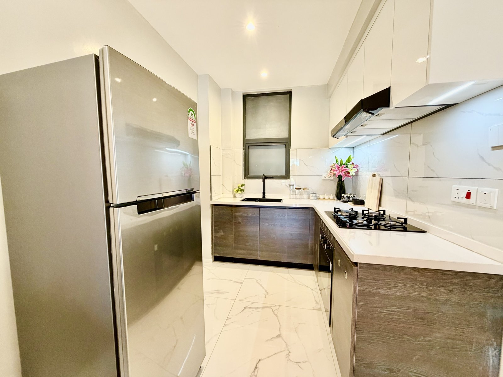 Kitchen Area Of 2 Bedrooms At Ilu Green Homes Apartments In Kilimani