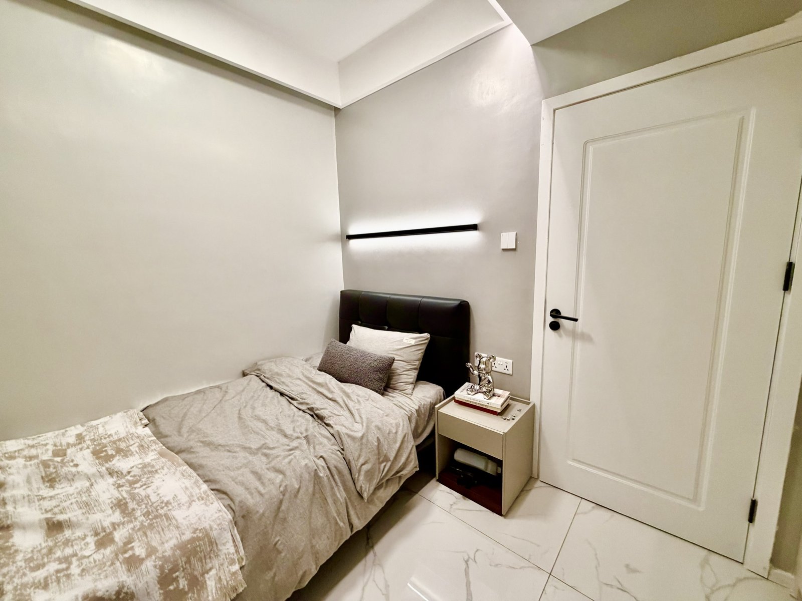 Stylish Bedroom Area Of 2 Bedrooms At Ilu Green Homes Apartments In Kilimani