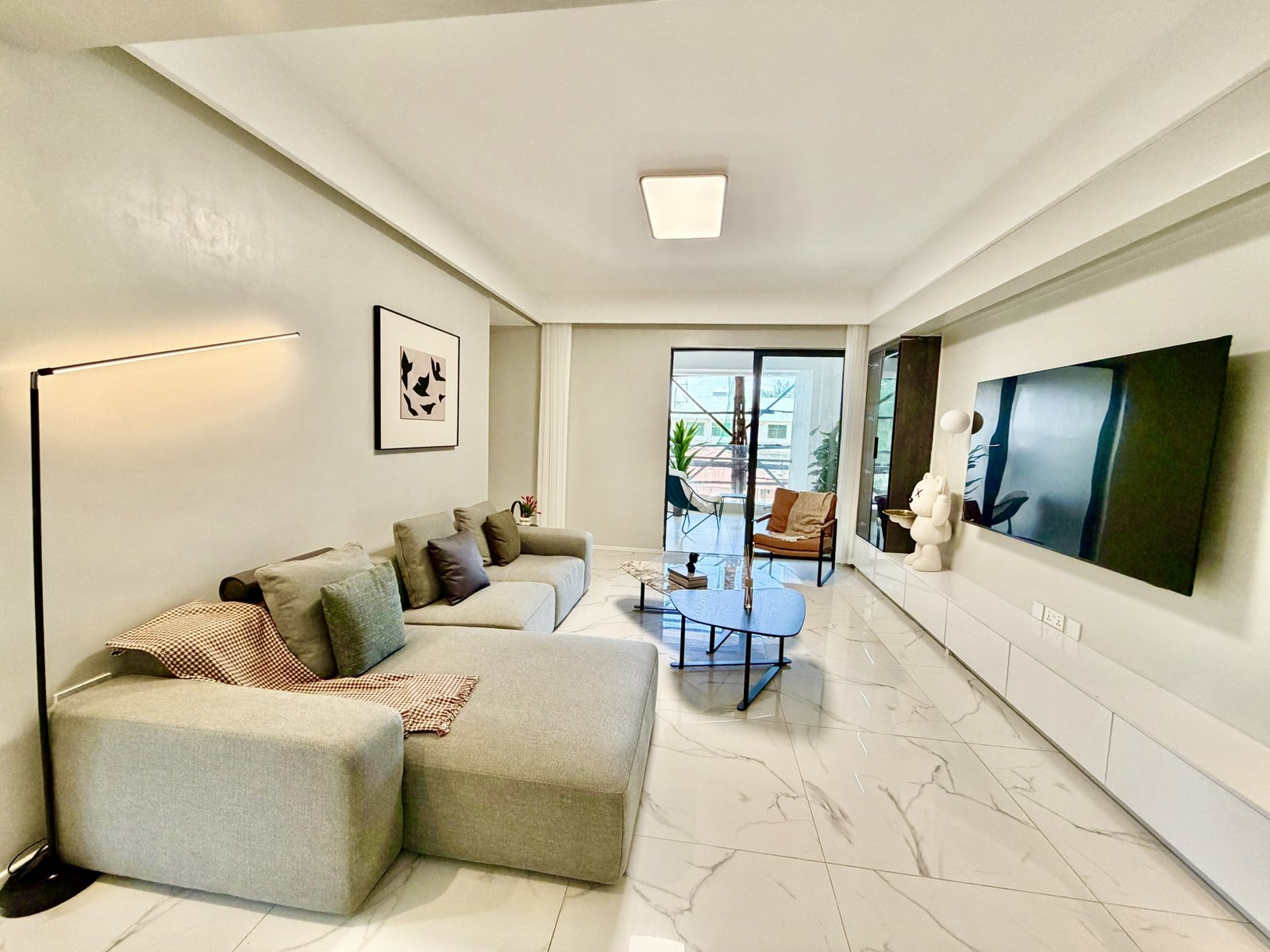 Well Designed Living Room Area At Ilu Green Homes Apartments In Kilimani