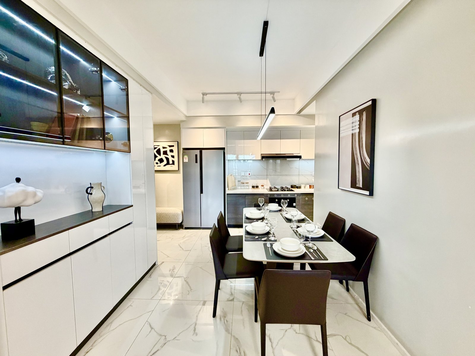 Stylish Dining Area of 4 bedrooms At Ilu Green Homes Apartments In Kilimani