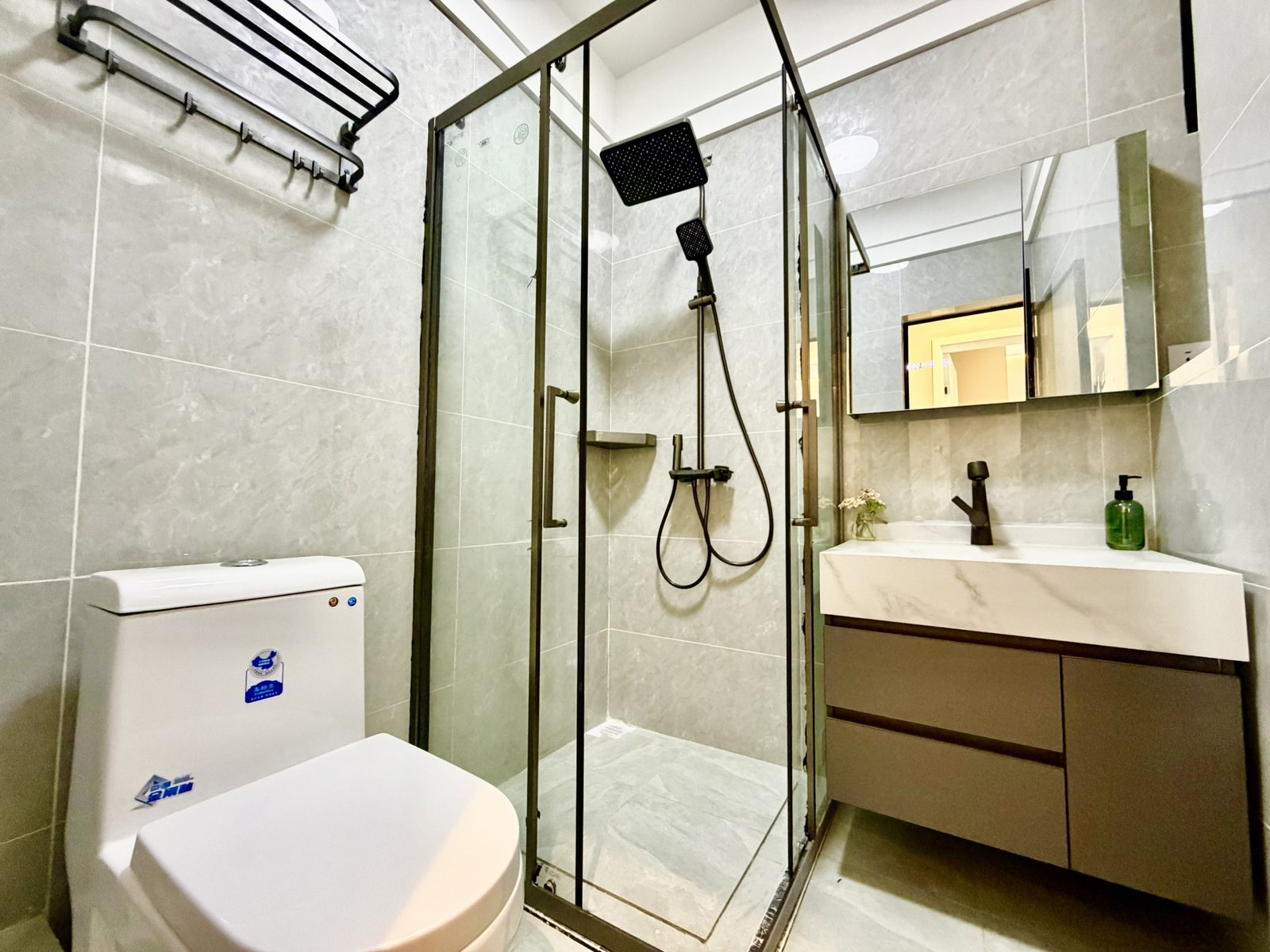 Stylish Master Bathroom of 3 bedrooms At Ilu Green Homes Apartments In Kilimani